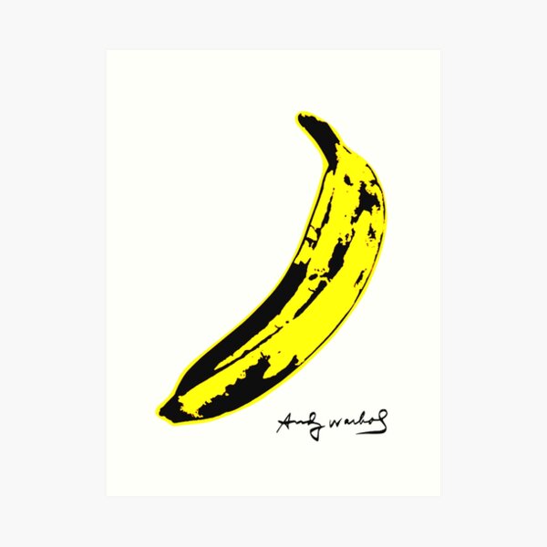 Banano warhol Lámina artística