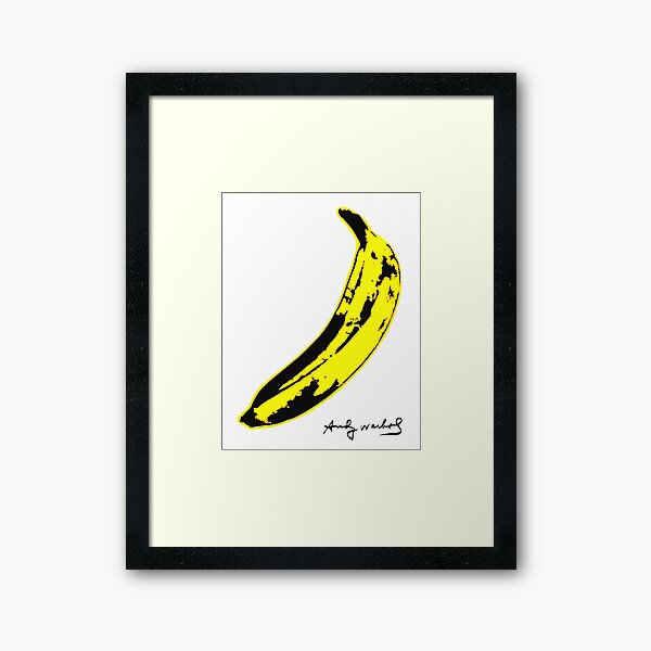 Bananen Warhol Gerahmter Kunstdruck