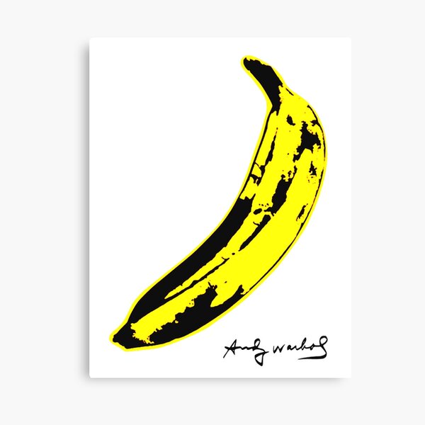Banane warhol Impression sur toile