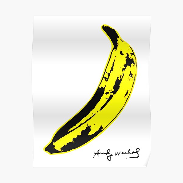 Banana warhol Poster