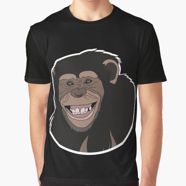 Item preview, Funny Chimpanzee Smiling Jungle  designed and sold by dukito.
