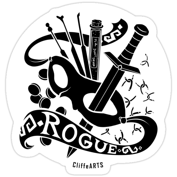 Rogue Dnd Rpg Class Emblem SVG File