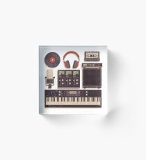 Recording Studio Instruments & Technology Acrylic Block