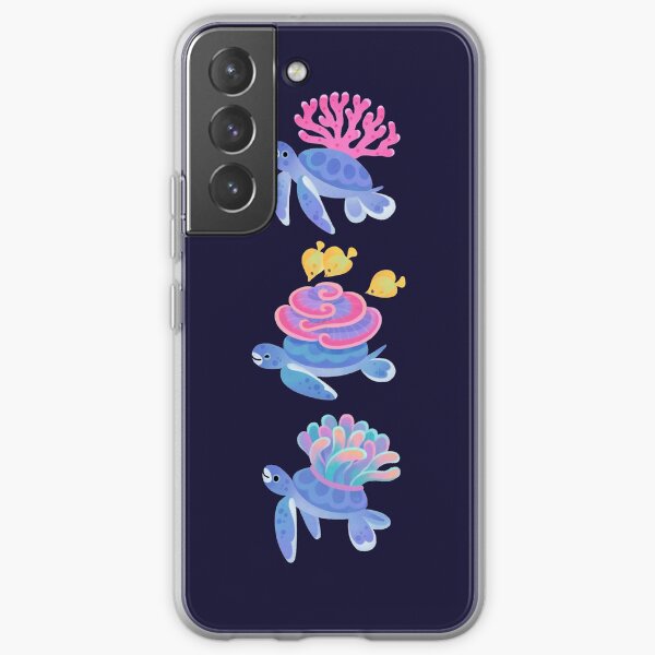Coral turtle Samsung Galaxy Soft Case