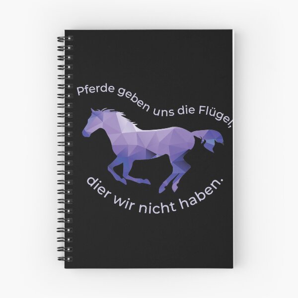 Item preview, Pferde geben uns Flügel die wir nicht haben designed and sold by MooonTees.
