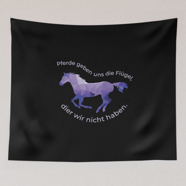 Item preview, Pferde geben uns Flügel die wir nicht haben designed and sold by MooonTees.