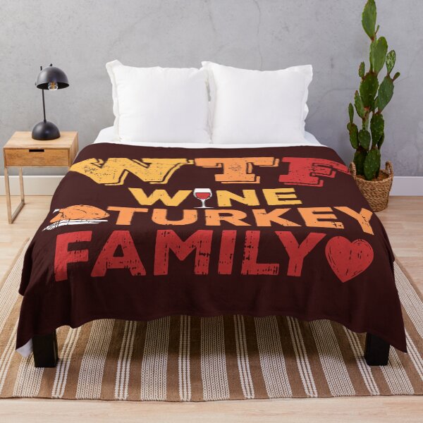 Item preview, Thanksgiving red wine turkey family gift designed and sold by Sandra78.