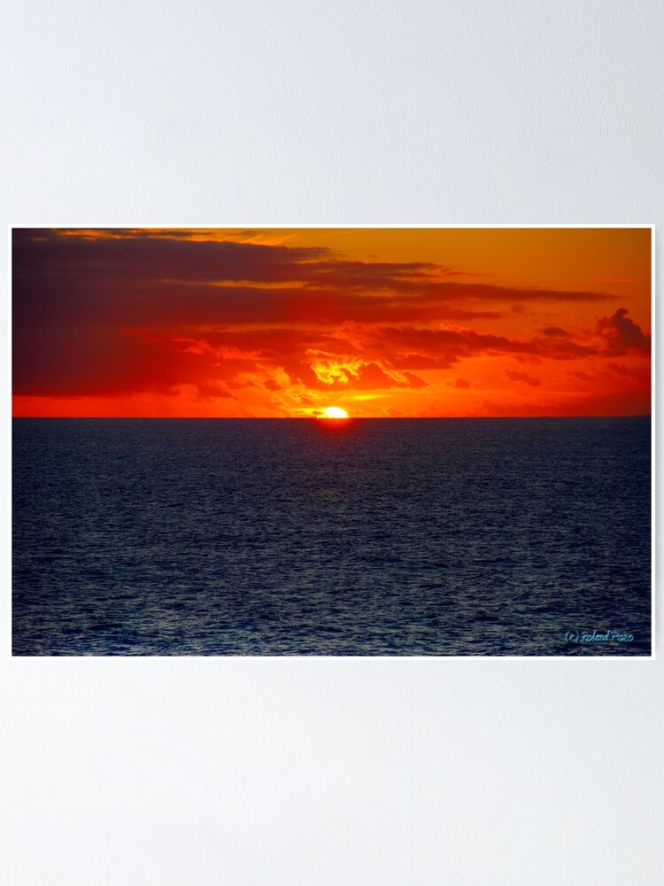 Alternate view of Sunrise in the Caribbean Poster