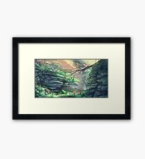 Playful Foxes Framed Print