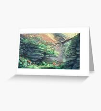 Playful Foxes Greeting Card