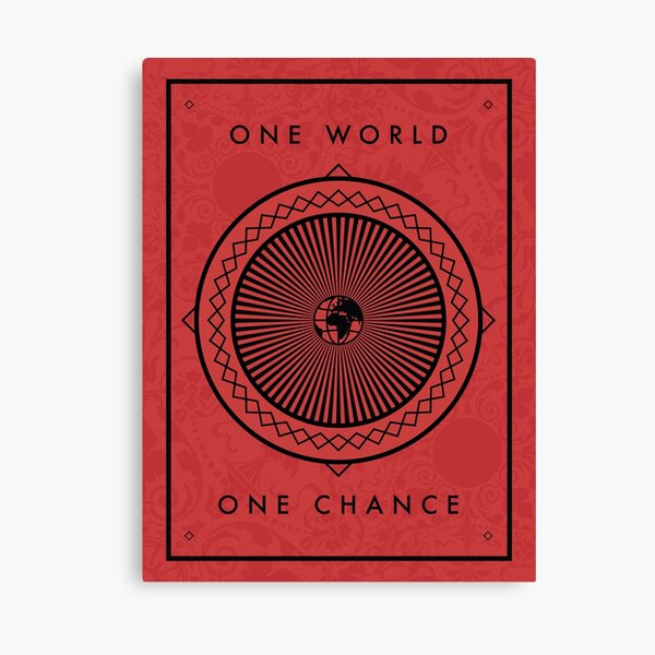 One World Canvas Print