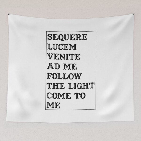 Item preview, Secre Lucem Venite Ad Me designed and sold by Kathysuxx.
