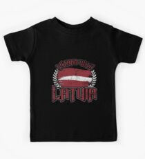 Latvia nationality Kids T-Shirt