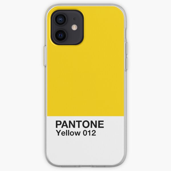 Pantone - Yellow 012 iPhone Soft Case