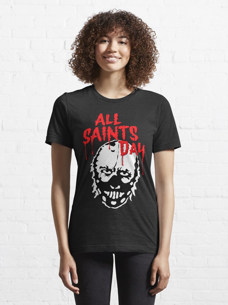 All saints on sale skull t shirt