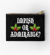 Impish Or Admirable? Studio Pouch