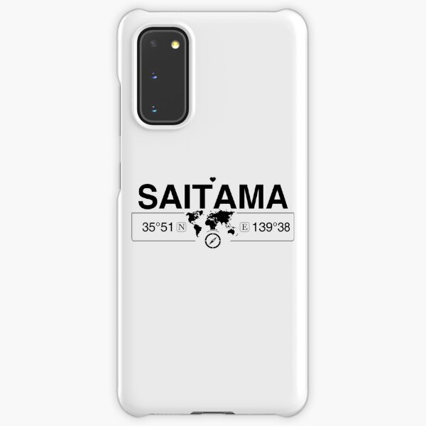Saitama with World Map Coordinates GPS Samsung Galaxy Snap Case