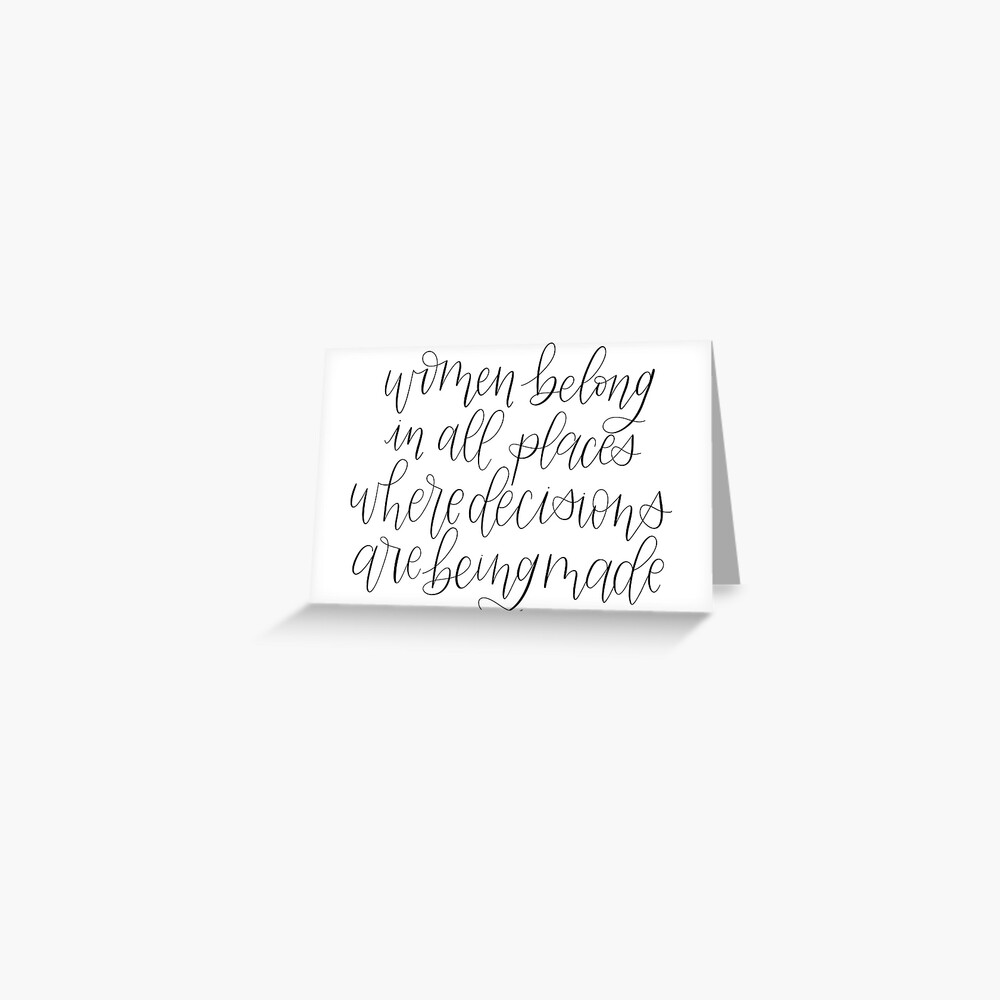 women belong where decisions are being made women belong where decisions are being made