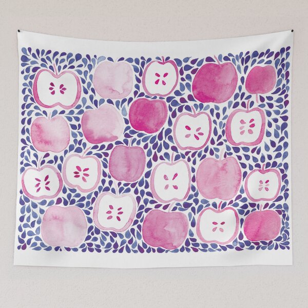Item preview, Watercolour Apples | Purple and Blue Palette designed and sold by RebeccaFlaherty.
