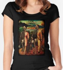 Skeletal Coil Family Women's Fitted Scoop T-Shirt