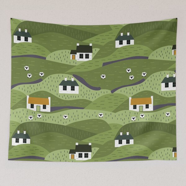 Item preview, Scottish Cottages designed and sold by inkblotcreative.