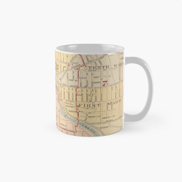 Item preview, Vintage Map of Auburn NY (1904) designed and sold by BravuraMedia.