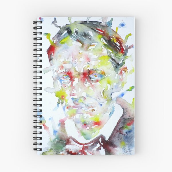 Item preview, CHARLES BAUDELAIRE - watercolor portrait .4 designed and sold by lautir.