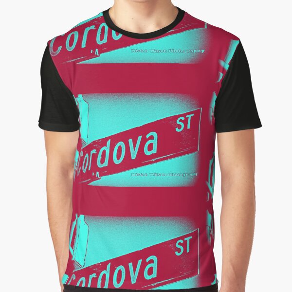 Cordova Street, Pasadena, California BLUE ACAI by Mistah Wilson Graphic T-Shirt