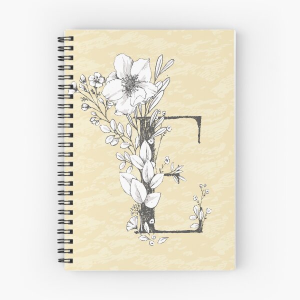 Item preview, Flowered Initials - Lemon - E designed and sold by Anguru.