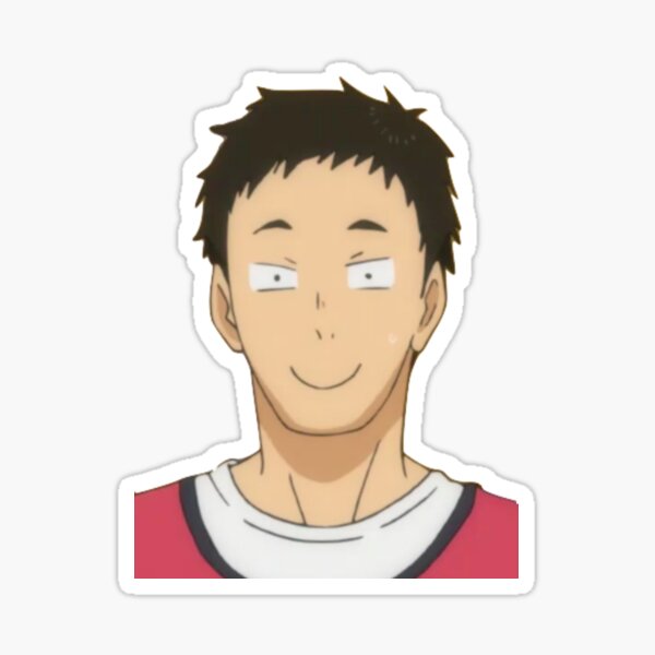 Daichi Sawamura Weird Smile sticker Sticker