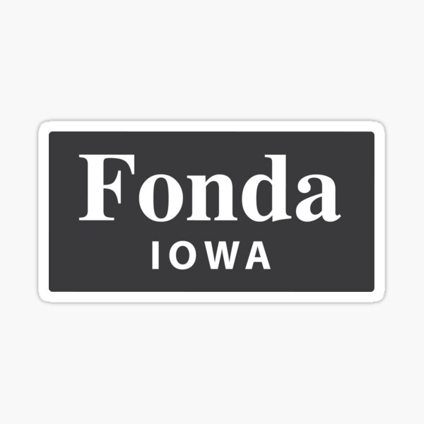 Item preview, Fonda, Iowa designed and sold by EveryCityxD2.