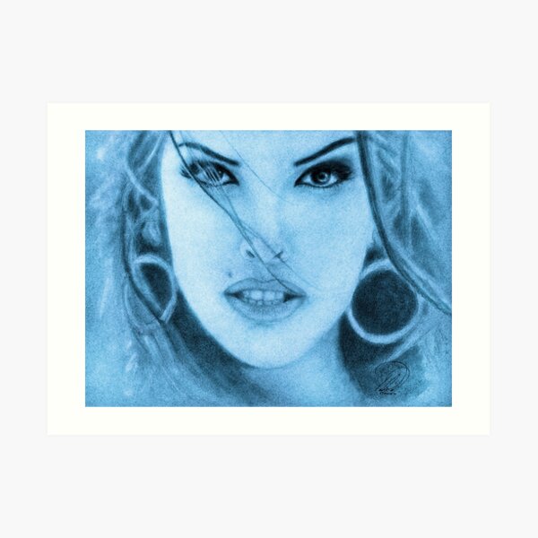 The GUESS? Girl Shana Zadrick Art Print