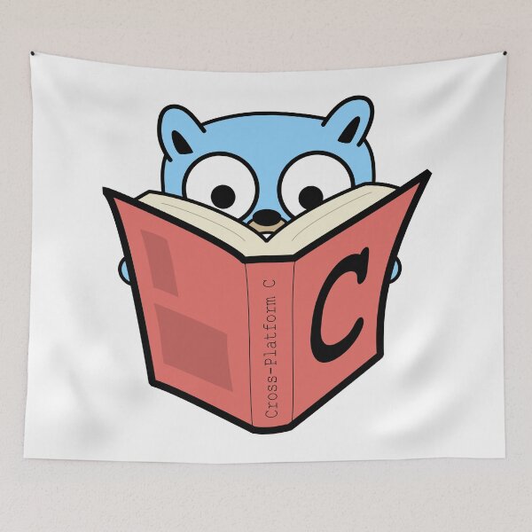 Item preview, Gopher with C book designed and sold by hellkni9ht.
