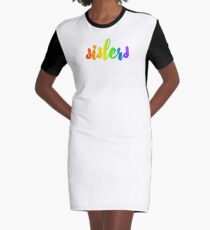 rainbow sisters Graphic T-Shirt Dress