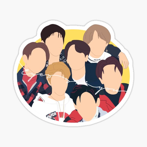 got7 sticker for sale by sandovalnessy redbubble