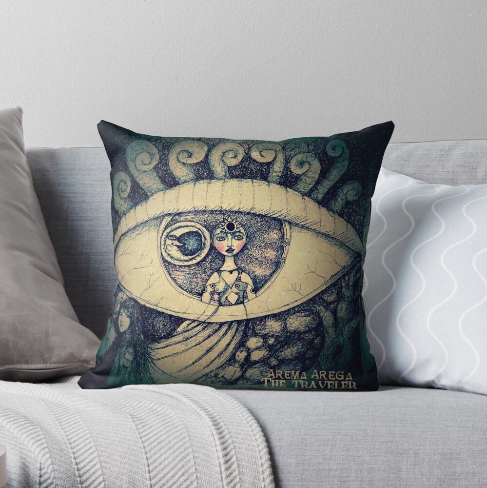 Item preview, Throw Pillow designed and sold by aremaarega.