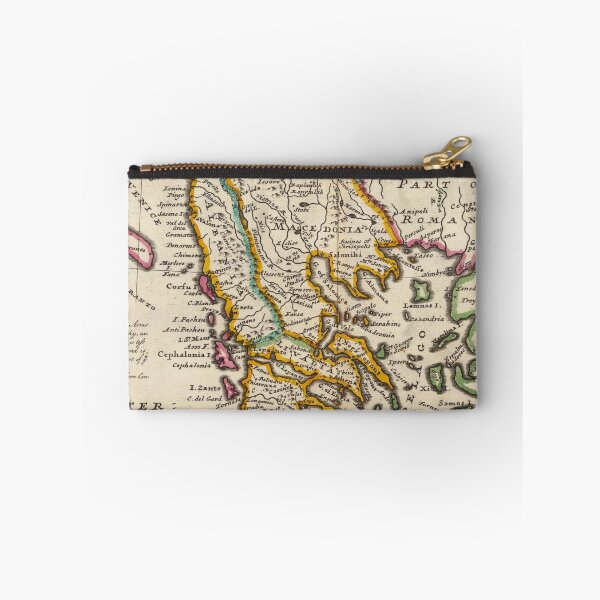 Item preview, Vintage Map of Greece (1736) designed and sold by BravuraMedia.