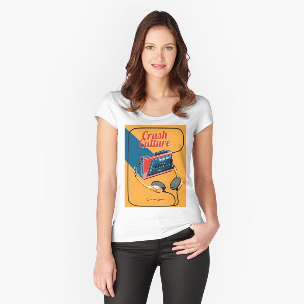 conan gray crush culture Fitted Scoop T-Shirt
