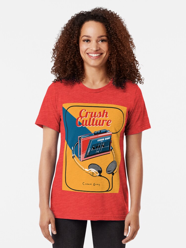 Alternate view of conan gray crush culture Tri-blend T-Shirt