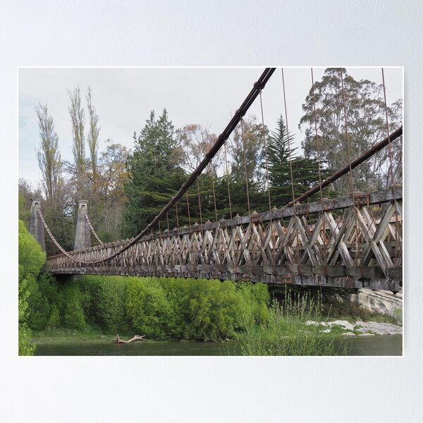 Item preview, Historic Suspension Bridge, Clifden, South Island, New Zealand designed and sold by fotosic.