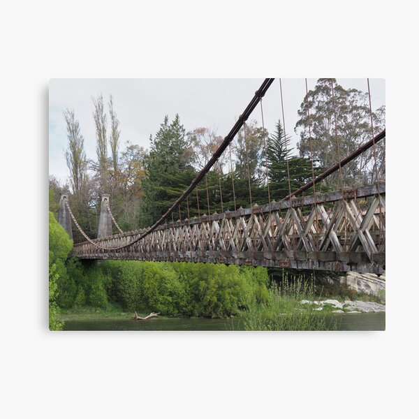 Item preview, Historic Suspension Bridge, Clifden, South Island, New Zealand designed and sold by fotosic.