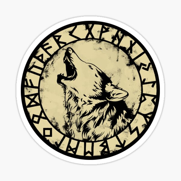 Viking Wolf Stickers for Sale | Redbubble