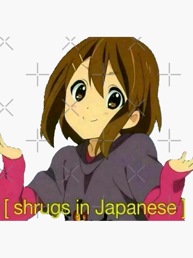 Japanese Anime K-ON Yui's 3 Pieces Sticker Set Manga 