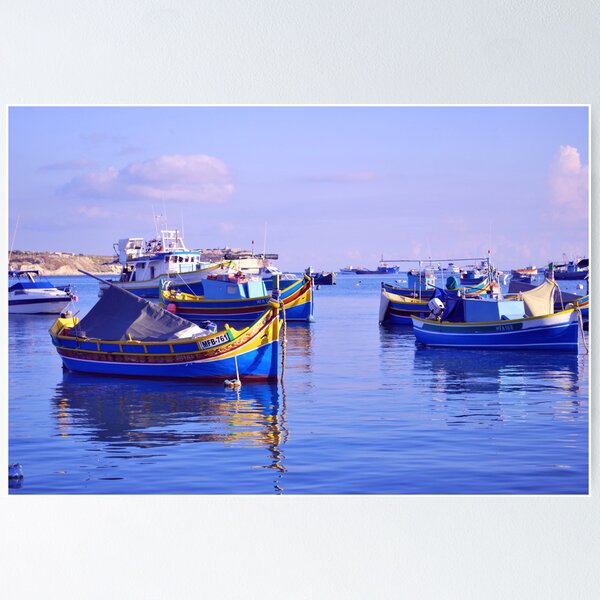 Aperçu de l'œuvre Malta Boats créée et vendue par T-Pot.