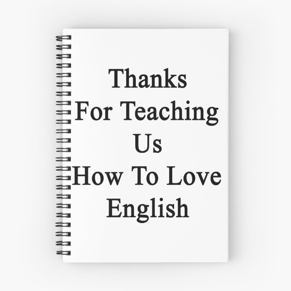 Item preview, Thanks For Teaching Us How To Love English  designed and sold by supernova23.