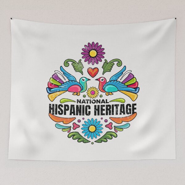 Aperçu de l'œuvre Mois national du patrimoine hispanique créée et vendue par friendlyspoon.