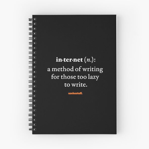 Item preview, 16686-02-BDK – Uselesstuff® Dictionary – Internet – Write (White) designed and sold by Uselesstuff.