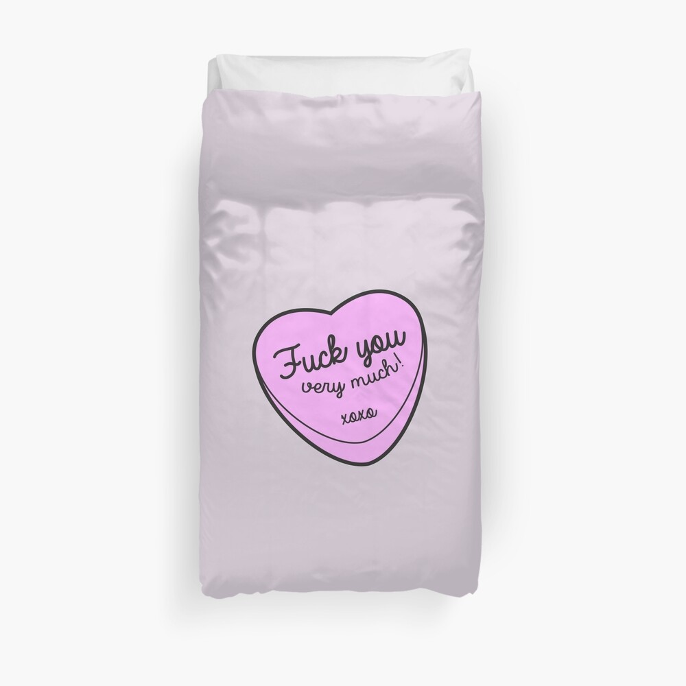 Fuck You Very Much Duvet Cover