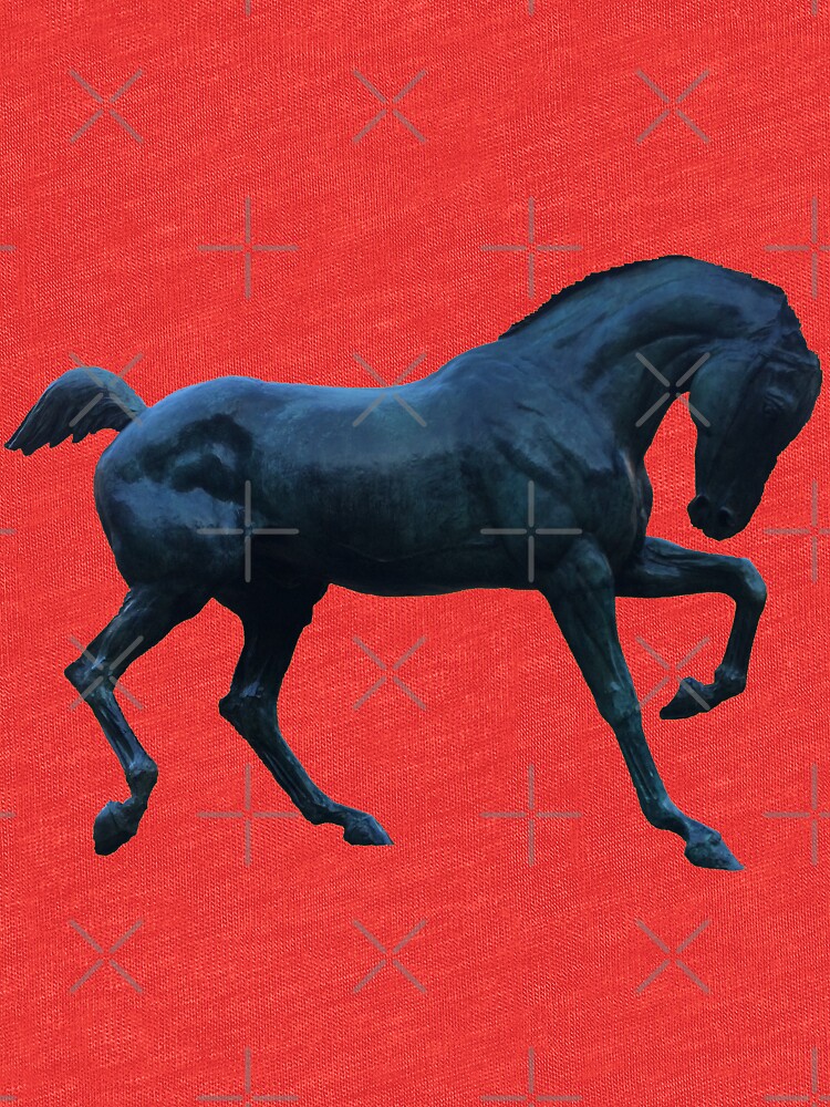 Thumbnail 6 of 6, Tri-blend T-Shirt, Black Horse designed and sold by roggcar.