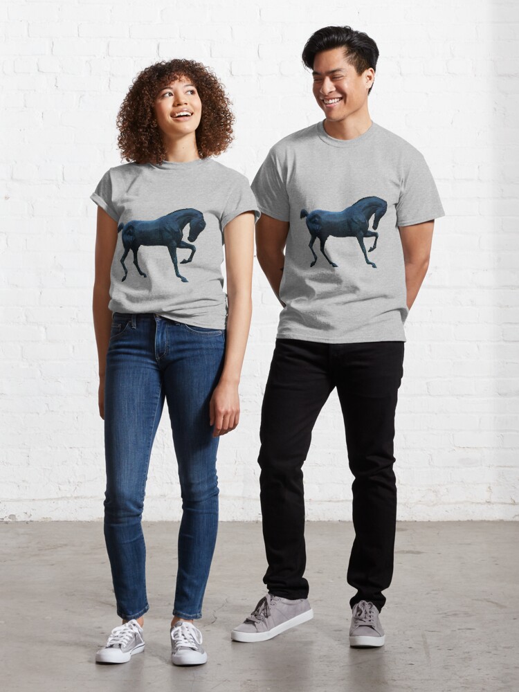 Thumbnail 1 of 7, Classic T-Shirt, Black Horse designed and sold by roggcar.